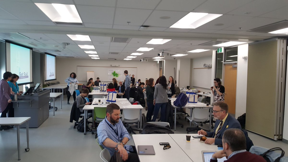 They're heerree. So many ocean leaders ready to work through marine spatial planning...everything you needed to know, now you can ask.  @MEOPAR_NCE <a href="/DEL_Duke/">Duke Univ. Nicholas School Executive Education</a> <a href="/OceanFrontier/">Ocean Frontier Institute</a> @DalMarAffairs <a href="/DalhousieU/">Dalhousie University</a>