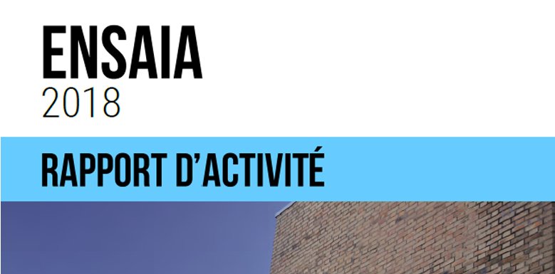 Le Rapport d'Activité de l'ENSAIA  est paru : Stratégie, Formation, Insertion, R&amp;D, Innovation, Partenariats, Vie de l'école... 
Bilan de l'année 2018 👉fr.calameo.com/read/002260575…