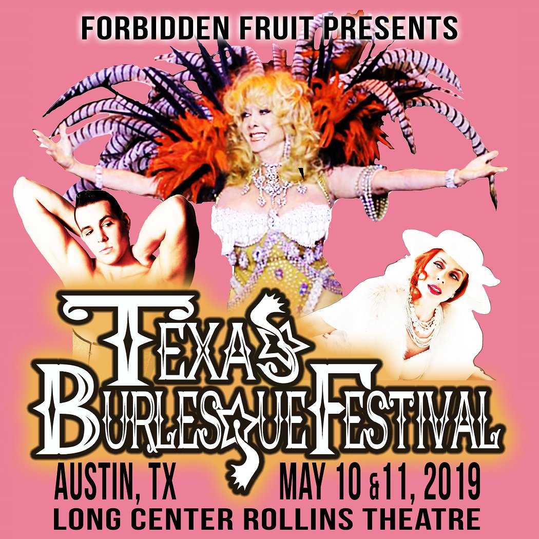 4biddenFruitATX's tweet photo. We're just a couple weeks away from Biggest Burly-Q Show in the Capital of TEXAS! Have you gotten your tickets yet?!
https://t.co/S5n89UI0YF
#KeepAustinKinky #TXBF2019 #TexasBurlesqueFest #LiveBurlesque #LongCenterAustin #AustinNightLife #Burlesque #AustinTX https://t.co/nLq2OCa6RG