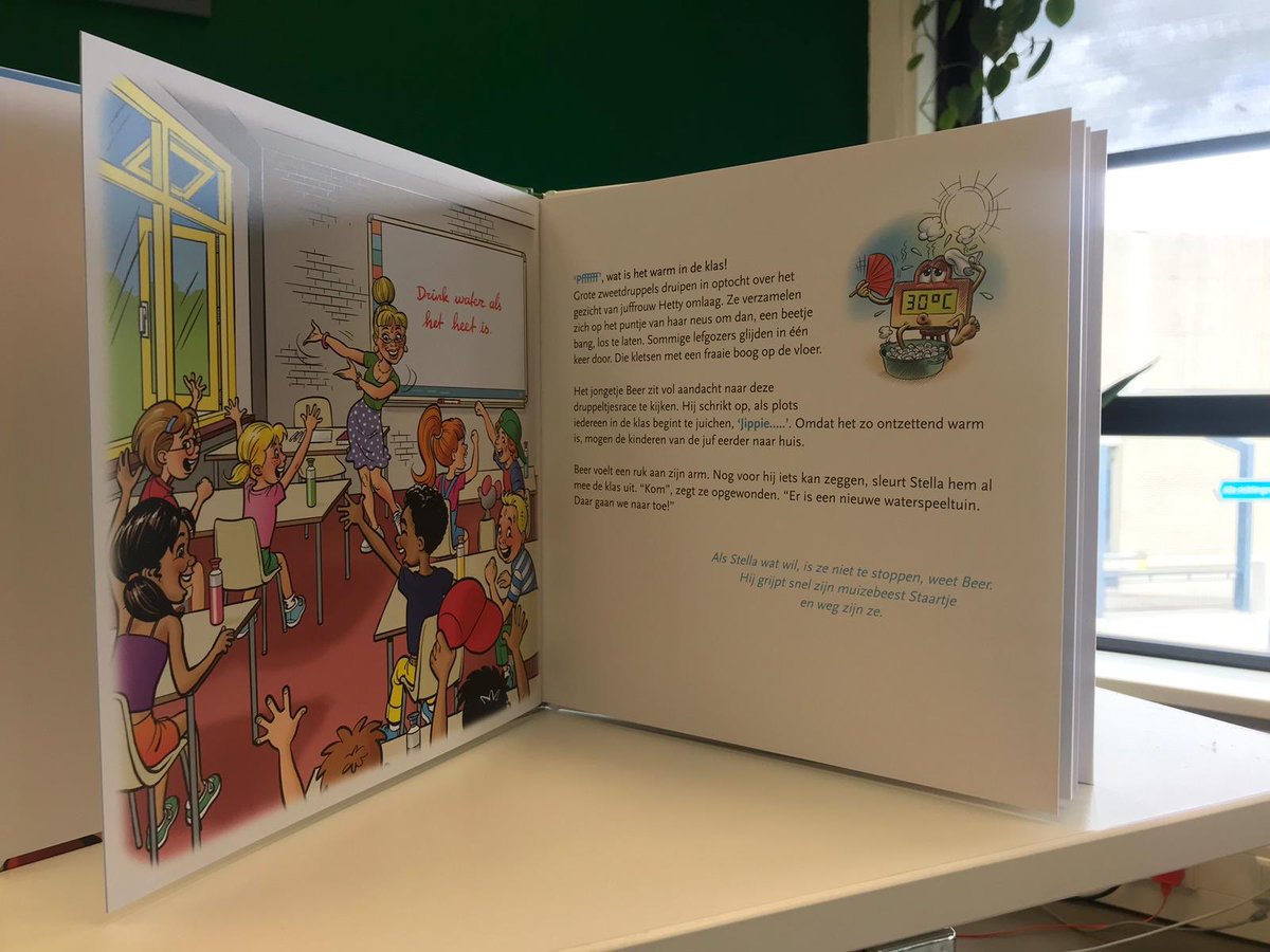 Vol trots willen we jullie laten weten dat het tweede deel van Beer en Staartje uit is! In Beer en Staartje en de waterboefjes staat deze keer het thema klimaat centraal.
Samen met <a href="/michel_moens/">Michel Moens</a> en <a href="/VerhoefEllen/">Ellen Verhoef</a> voor de kleintjes van gemaakt. 

us20.campaign-archive.com/?e=%5BUNIQID%5…