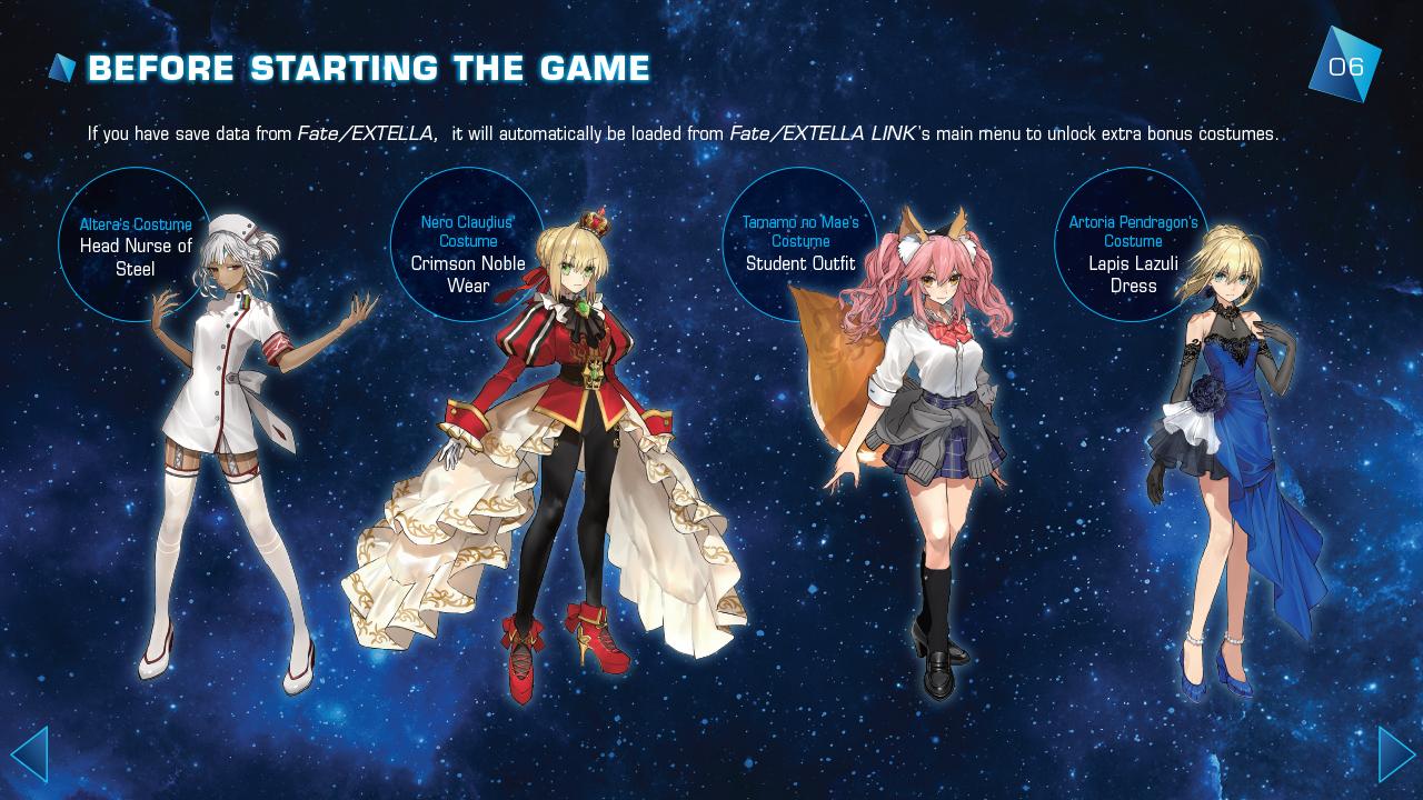 Marvelous Games Did You Know That If You Have Save Data From Fate Extella The Umbral Star You Will Unlock Access To New Outfits In Fate Extella Link Wednesdaywisdom Fate Fateextella T Co R7akqjrvpc