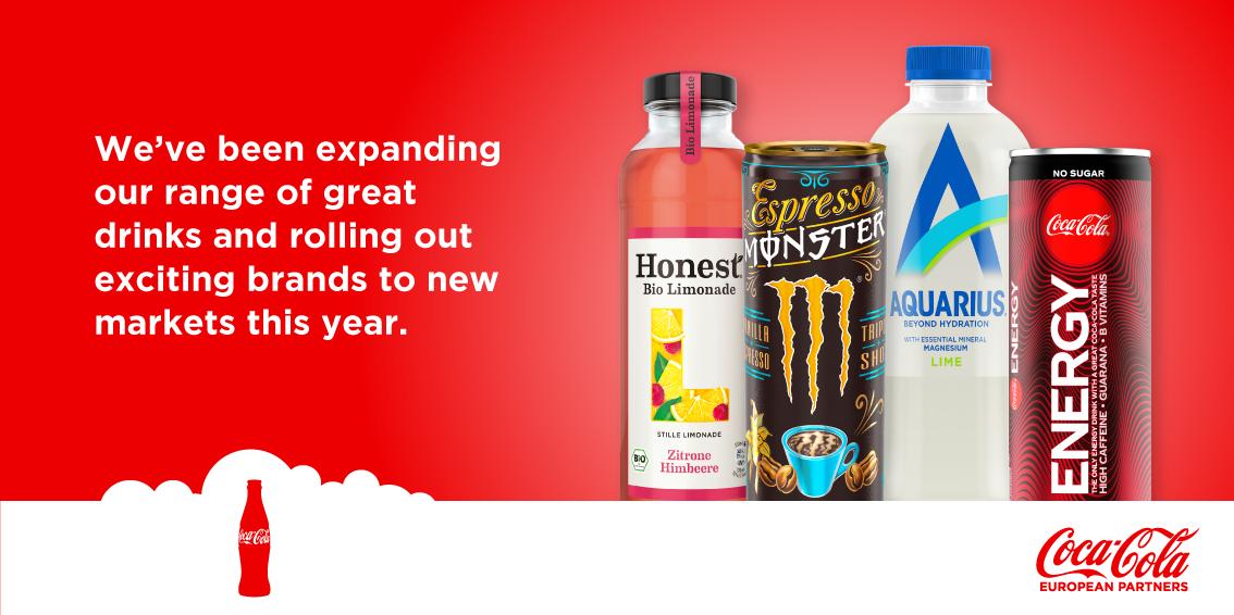 Coca Cola Europacific Partners A Twitter Expanding Our Portfolio Supports Our Business Growth Have You Tried Any Of These New Products Honest Lemonade Monster Espresso Aquarius Enhanced Water