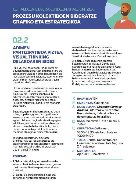 participa_pna's tweet photo. 💹#APUE Kurtsoa:
Prozesu kolektiboen bideratze grafiko eta estrategikoa: https://t.co/aPvajG5PEr
✍️https://t.co/31yQQFRhv3 
📊Curso #EMEP:
La facilitación gráfica y estratégica de procesos colectivos: https://t.co/aPvajG5PEr https://t.co/9rCtyVl7HN