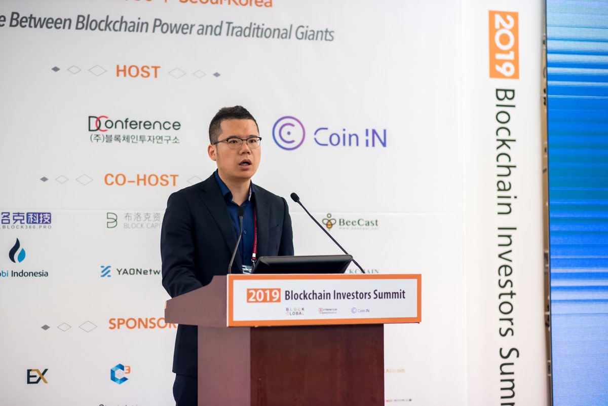 HTX_Global's tweet image. Huobi Group&apos;s Head of Marketing @Ross_Zhang delivering a speech at the 2019 #Blockchain Investor&apos;s Summit in Seoul today. Zhang spoke about the future of premium tokens and the role Huobi Prime plays in global digital asset markets.  
#Huobi #HuobiPrime $HT #HuobiToken