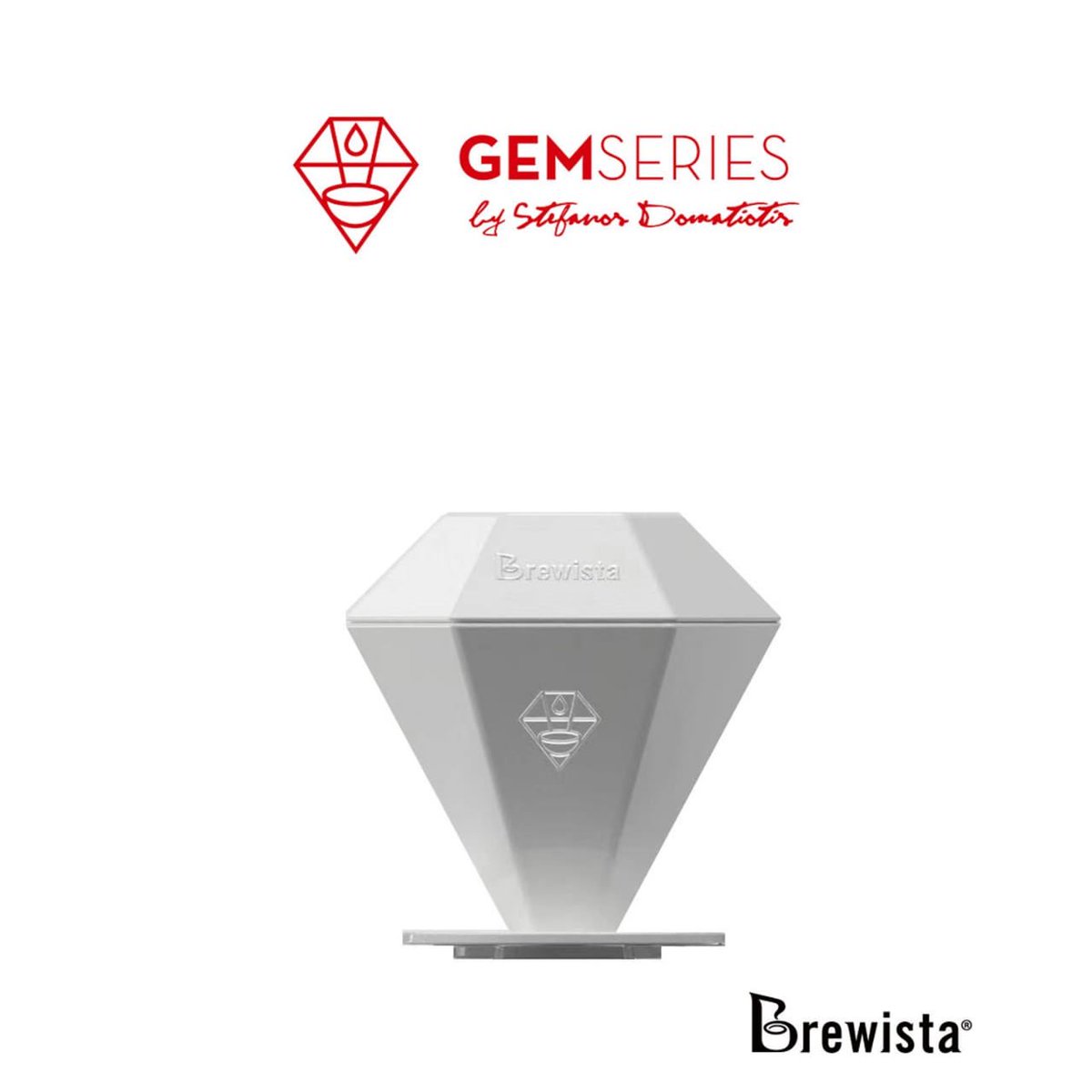 Elegant | Authentic | Simple ~A true diamond~
Consistency while brewing.
Close thermosystem which traps aroma modules.
Horizontal ribs for a perfect extraction.
Infuse perfection into coffee equipment with Gem Series designed by me and powered by 
#GemSeriesforCoffee