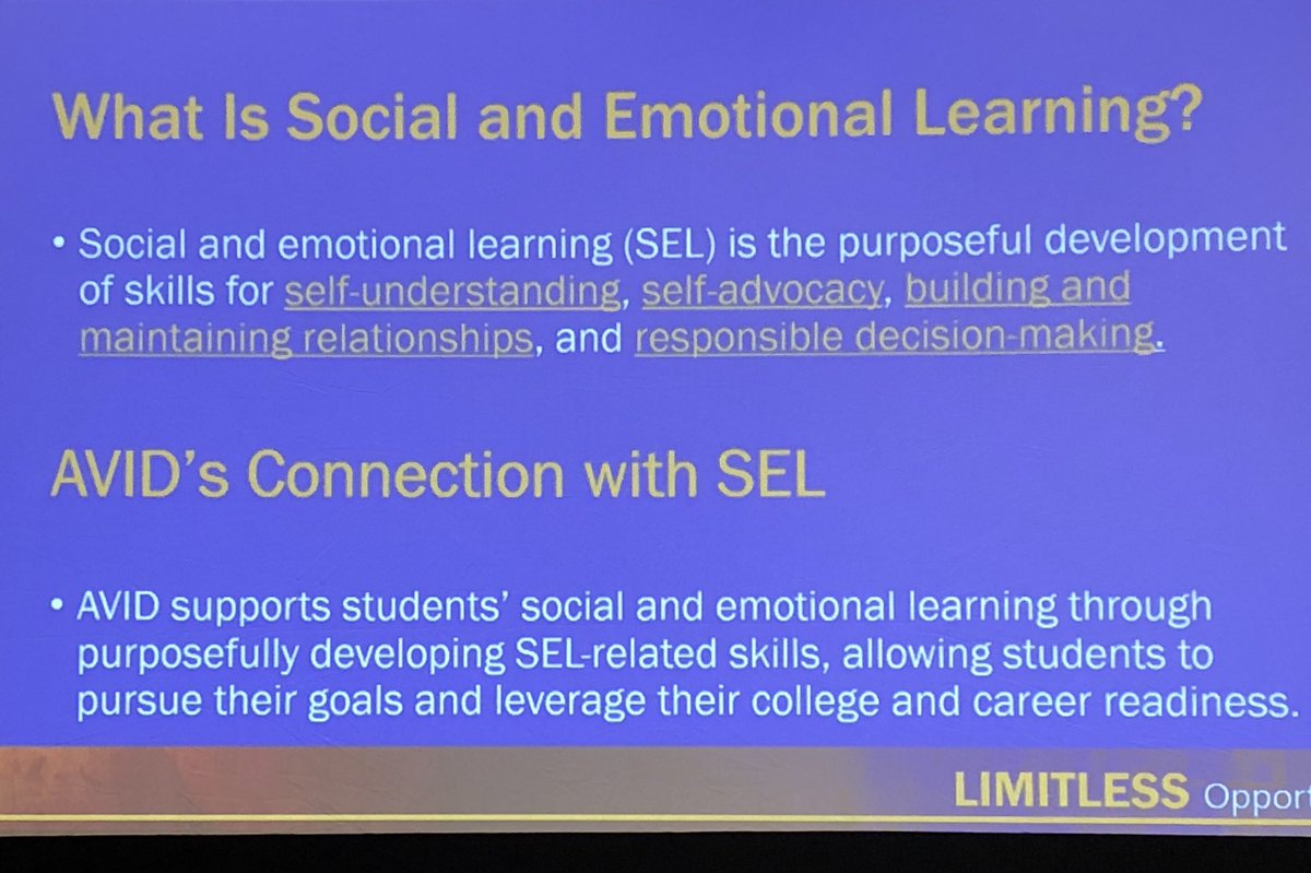 BrookeCWatkins1's tweet photo. Grateful to be part of a movement to provide #limitless opportunities for Ss with some of the most passionate and committed educators I know. #ByDesignNotDefault #AllMeansAll @AVIDProflearn #AVIDSD19 #ThisIsAvid #LeadershipMatters #LeadersAreLearners #IntegrationNotIsolation https://t.co/lLyE1fmVGZ
