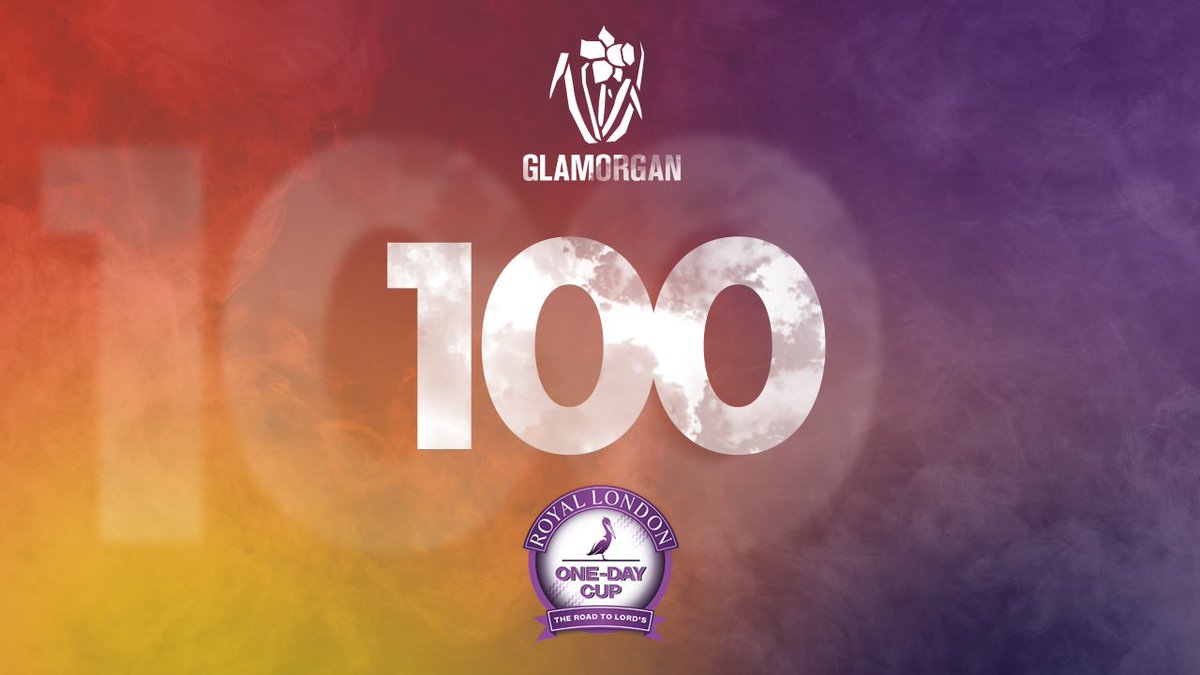 GlamCricket's tweet photo. 1โฃ0โฃ0โฃ!!// Cooke brings up a marvelous century as he clips Howell behind square for 2 runs
Well batted skip ๐ฅ๐ฏ๐
Glamorgan 203/3 in the 38th over
#CaptainCooke
#GoGlam #GLOvGLA https://t.co/eSdanCT2Iz