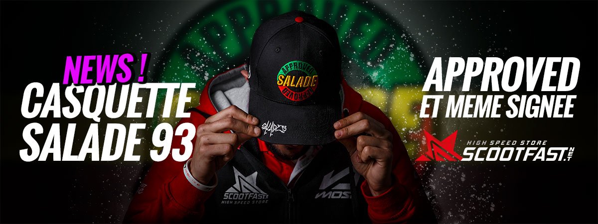 ☆★ Fan ou haters, vous allez adorer la Nouvelle Casquette Curve en mode Salde X Scootfast 👉🏽 scootfast.net/casquette-sala…
#scootfast #salade93 #saladeempire