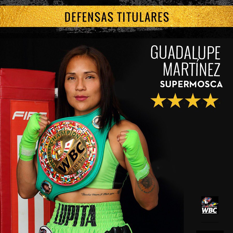 Lupita Martinez defended her title for the fourth time. 💥💥💥💥🥊

The fight against Chavez was very hard but Lupita won by the slightest margin!

🇲🇽🇲🇽🇲🇽🇲🇽🇲🇽🇲🇽
#WBC #ConquerEverything #Boxing <a href="/Guadalumggm/">Guadalupe Martínez</a>