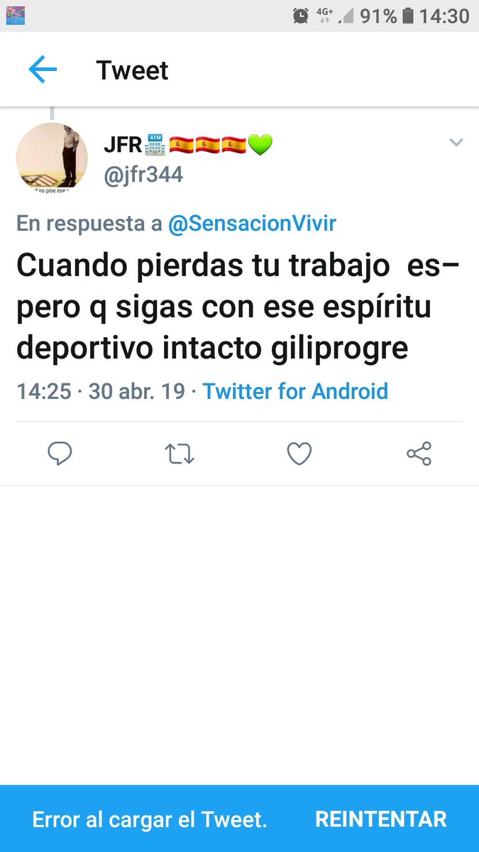 SensacionVivir's tweet photo. Lo dicho 
Reviente máximo de los que bajaron en caída libre...prueba?su público me escribe y bloquea para quedar por encima ?? #apagayvete #BOBALICON #pucherazo https://t.co/RCABG6kn4J