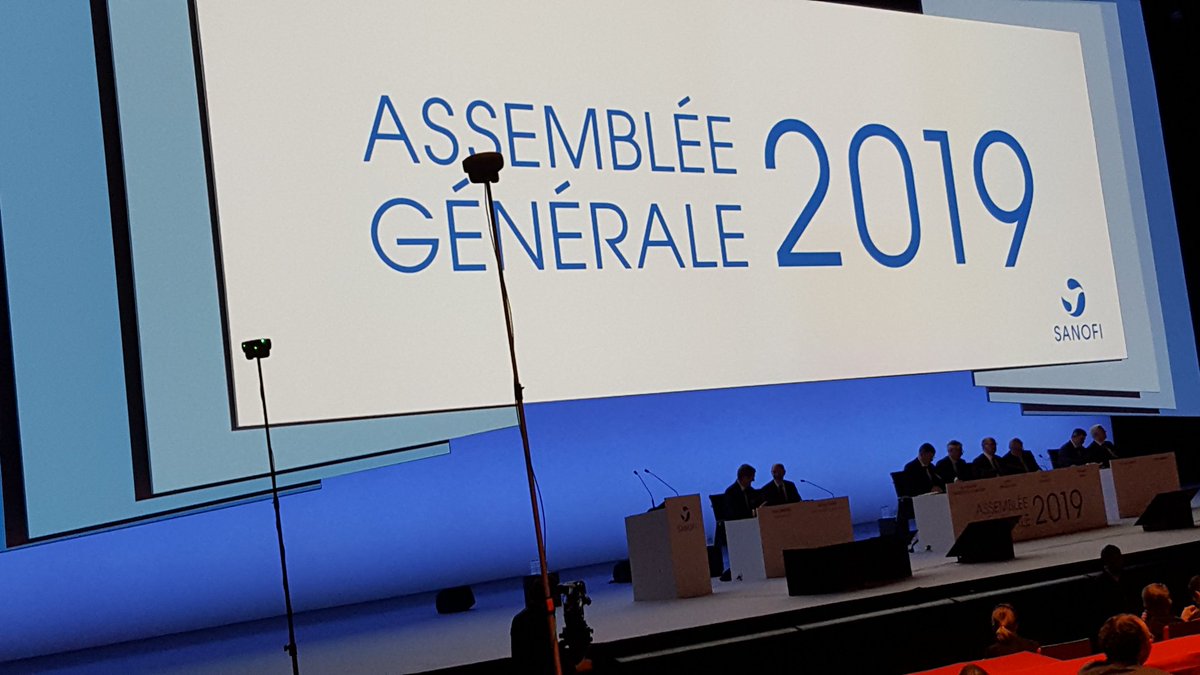 A l'Assemblee Generale 2019 de <a href="/SanofiFR/">Sanofi en France</a> 
#Recherche #Innovation