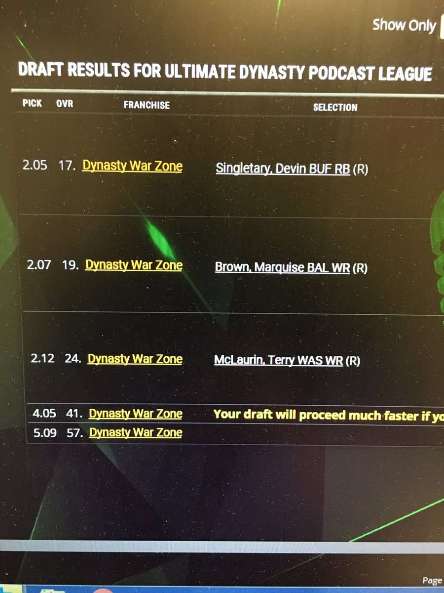 DWZMemphis's tweet image. Through 3 rounds of the #UDPL rookie draft. I traded for TJ Hockenson, who’s not shown. 

I sent Fant and 2.08 for Hock and 4.04 during round one. 

First Hock share in TE Premium.