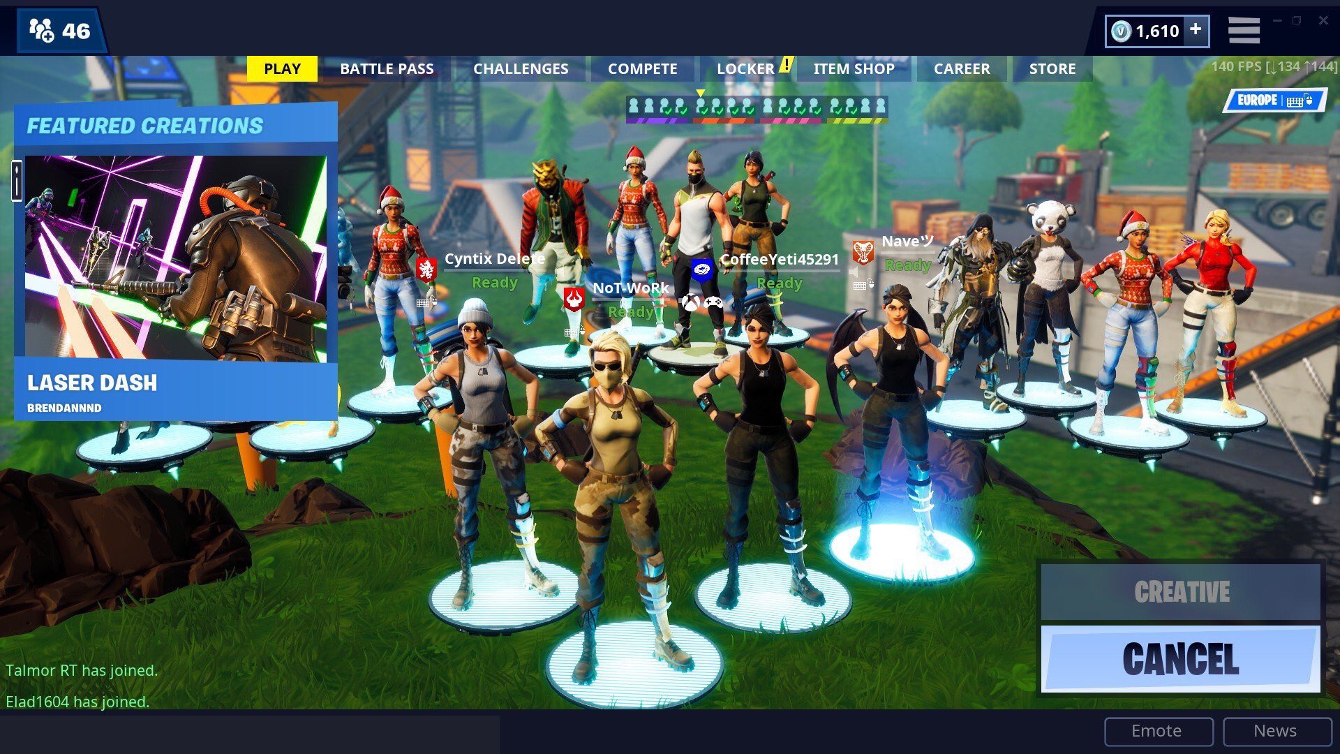 Fortnite Large Party Support - Create a 16 player lobby