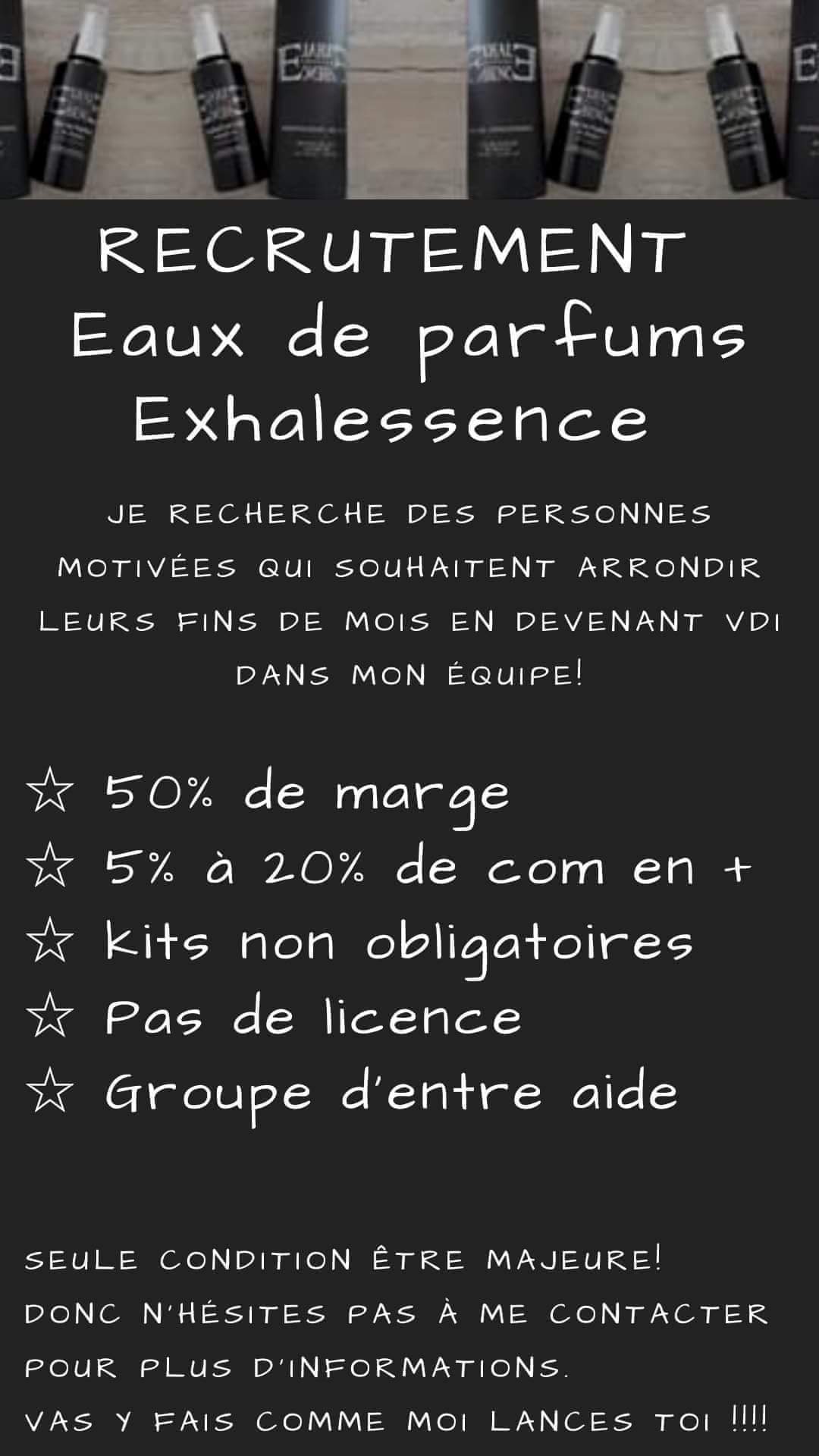 recrutement exhalessence