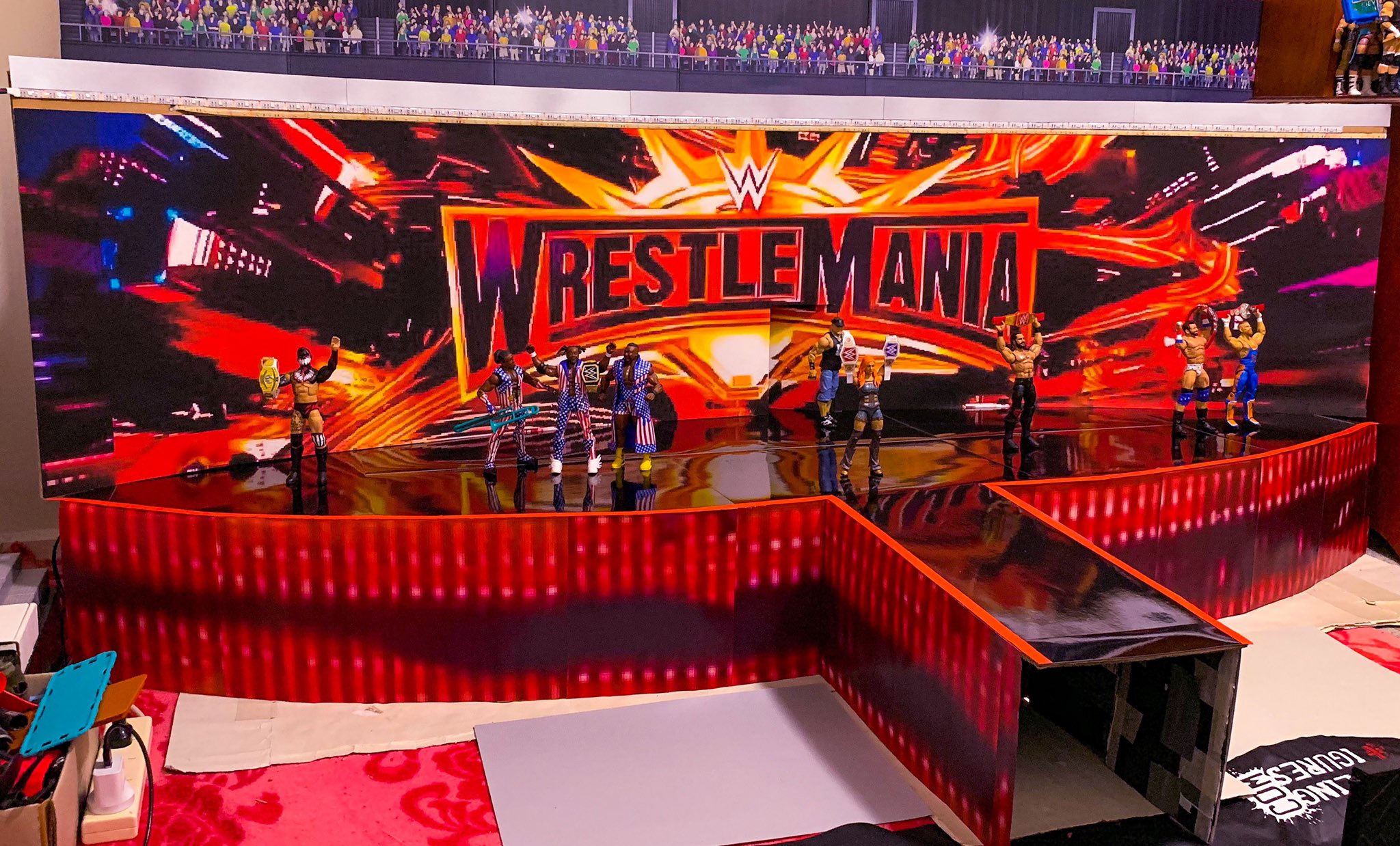 Wrestlemania 35 stage hotsell