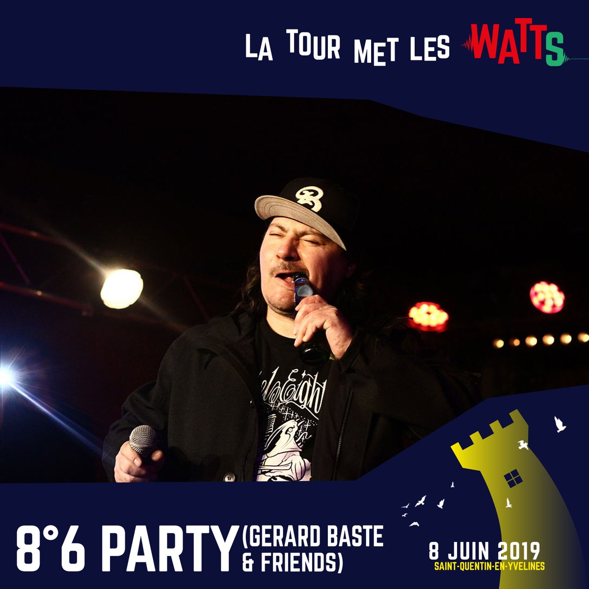 L'incontournable Gérard Baste, le Prince de la Vigne, leader des SVINKELS, viendra avec ses potes nous abreuver des ses paroles distinguées pour la 8°6 Party qui aura lieu le  8/6 (ça ne s'invente pas) à La Tour Met Les Watts !

<a href="/princegerard/">princegerard</a>  #gerardbaste #svinkels