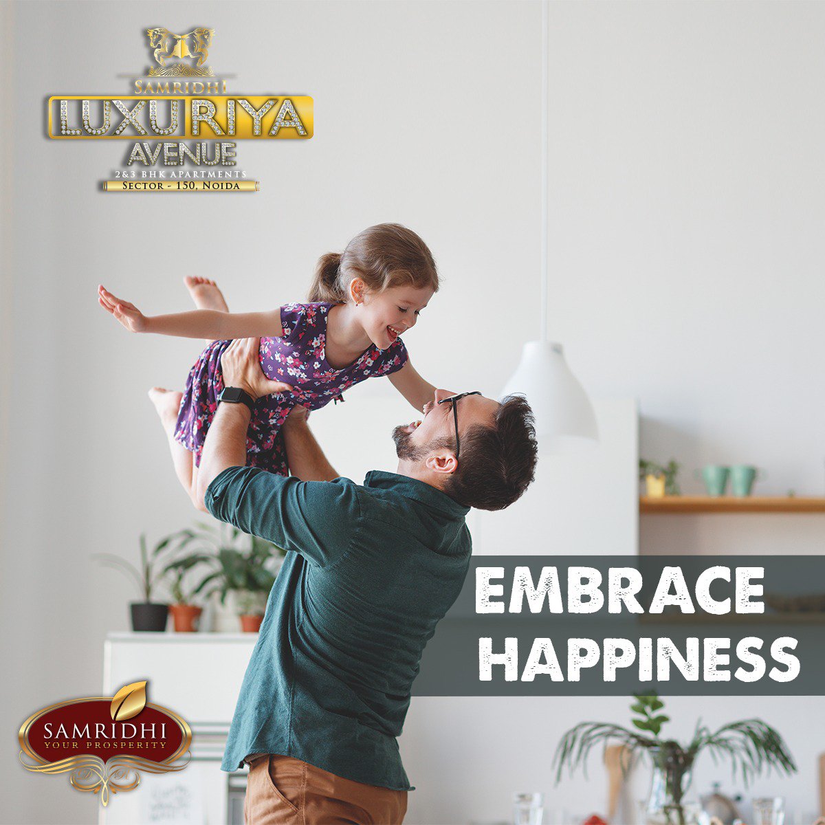 #SamridhiLuxuriyaAvenue is the way to bring happiness into your lives, because it brings in satisfaction and bliss. #EmbraceHappiness
To know more: tinyurl.com/y7kw7ggt
#RealEstate #ElegantHomes #LuxuryLiving