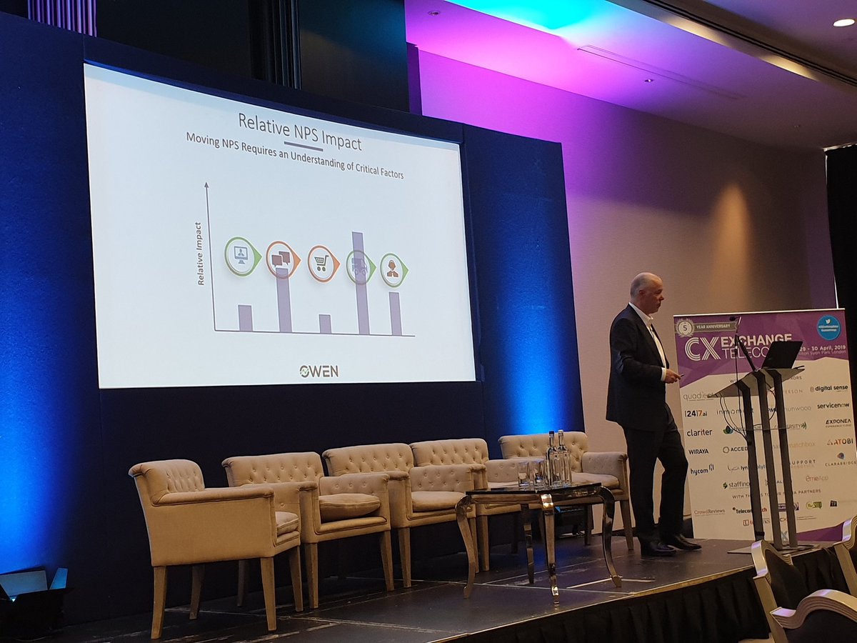 .@owencxgroup CEO Richard Owen hosting our lunch and learn on the Economics of CX. A must for getting your CEO in board! #cxexchangetelco