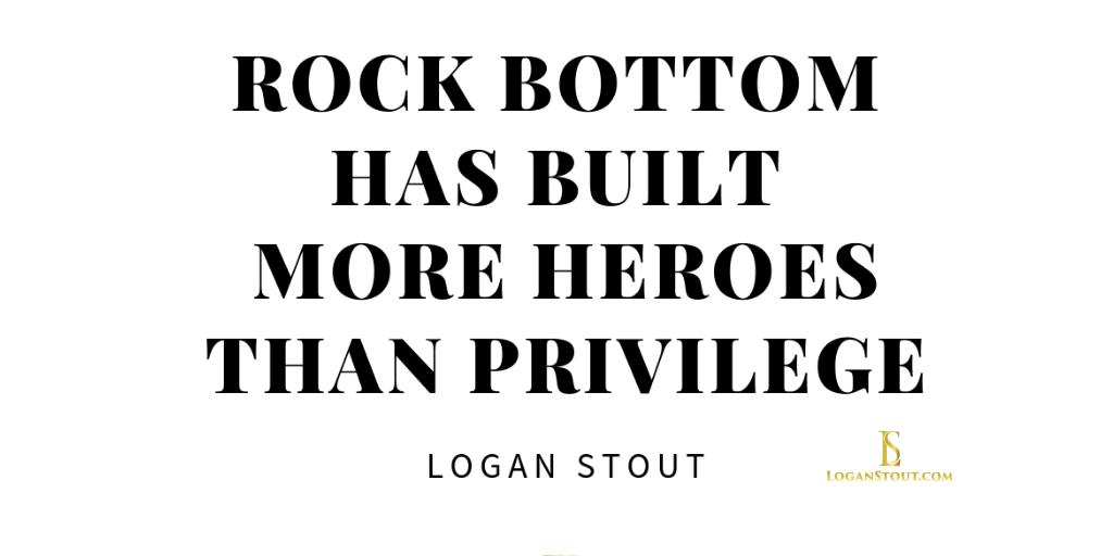 LoganStout's tweet photo. Grow from failure, it's the greatest teacher! #StoutAdvice #StoutMentoring #Grow #RockBottom #OneWaytoGo https://t.co/G8fBLSltIF
