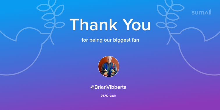 ElaineEmminger's tweet photo. Our biggest fans this week: @BrianVibberts. Thank you! via https://t.co/HrKYhgARuJ https://t.co/QXd2Iio9wB
