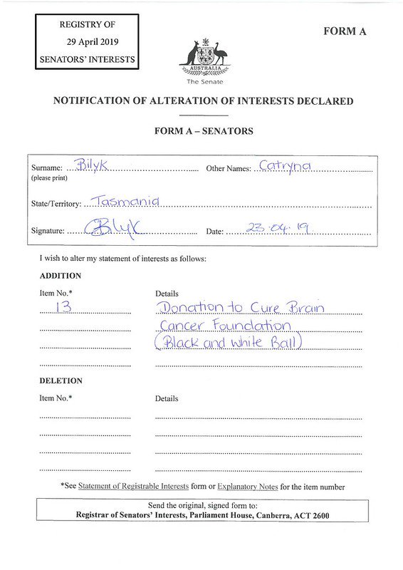 New page detected on the register of Senator Catryna Bilyk. Help make these disclosures searchable here: burntheregister.com/project/bilykc…
