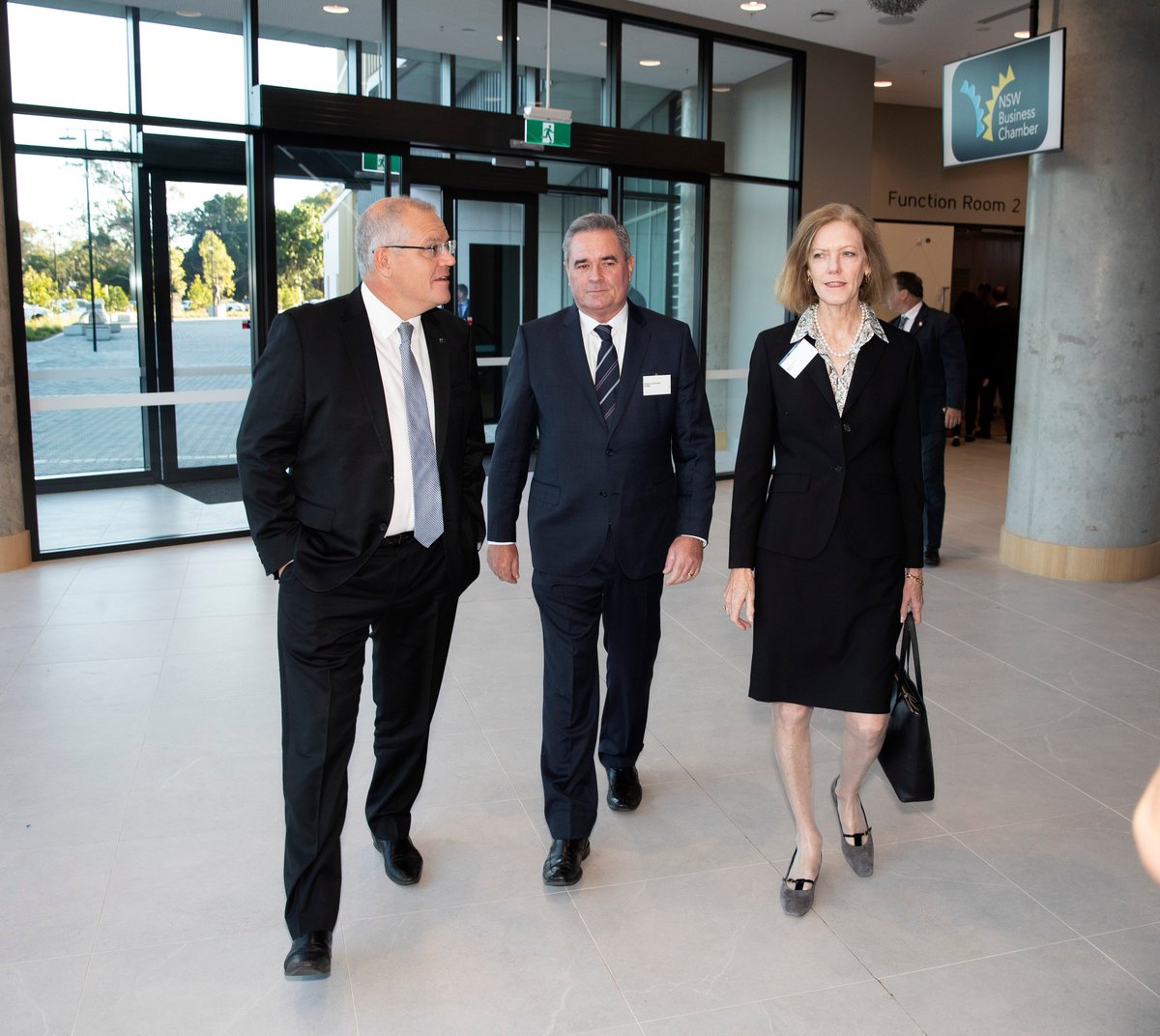 business_nsw's tweet photo. This morning we are hosting the Prime Minister of Australia, the Hon. @ScottMorrisonMP and more than 350 business leaders at the recently opened @BankwestStadium in Parramatta. #smallbusiness #NSWBC https://t.co/dNtsh2Qwkq