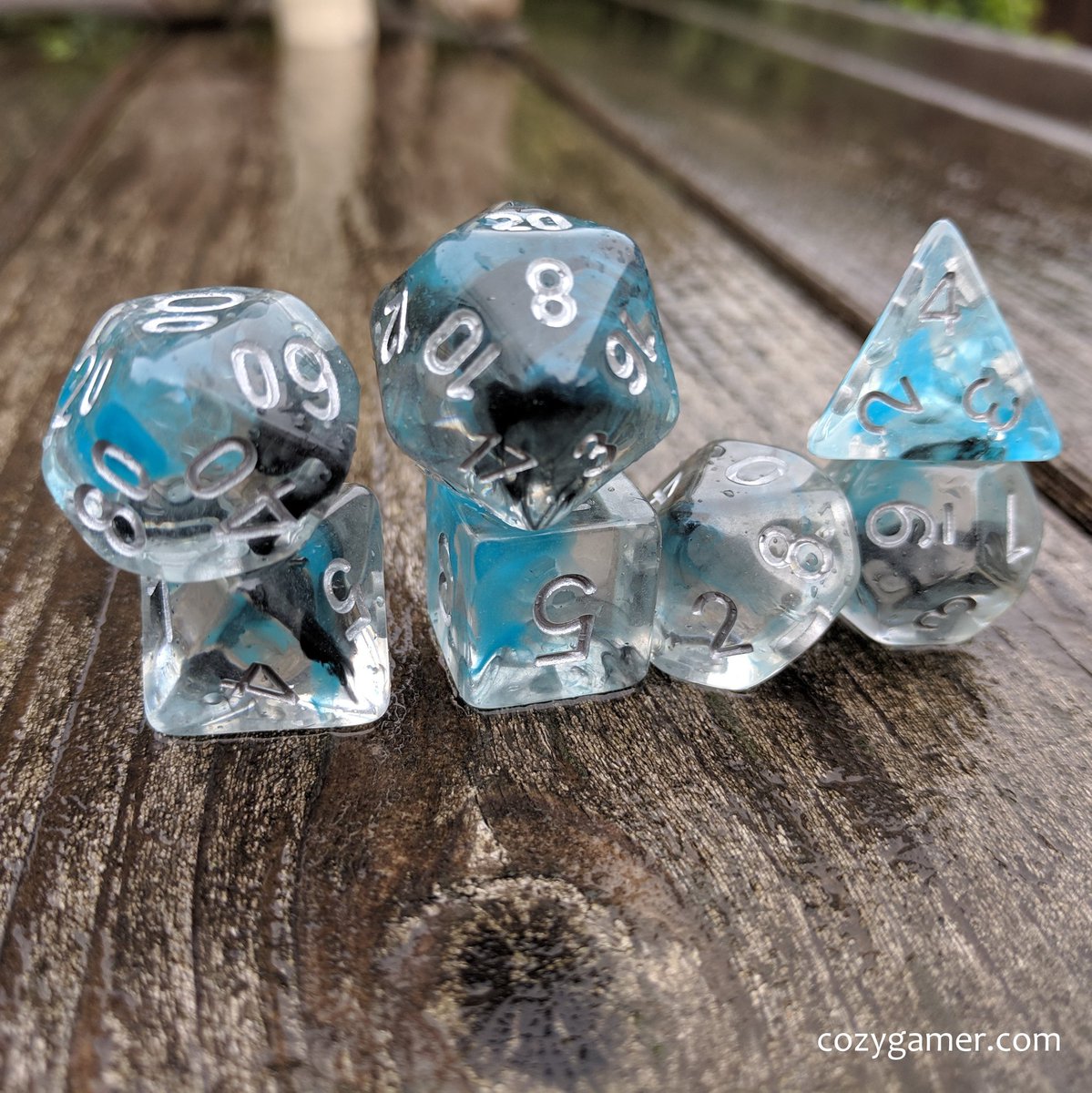 DropTheDie's tweet photo. #DICE GIVEAWAY!
It makes me sick seeing @cozygamershop only have 165 followers. If we can get her to 200 followers by 5/10/19 at 3pm (PST), we'll give away a set of Sea Wraith dice to one lucky winner!
Just FOLLOW me and Therin and RETWEET this tweet to enter! Share the love! https://t.co/rR6hossp4t