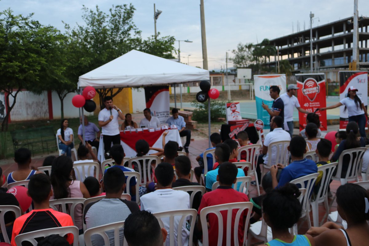 NorteTic's tweet photo. La Gobernación de Norte de Santander inaguró dos zonas WIFI que fueron instaladas en la Instituto Técnico Municipal Mario Pezzoti y el parque del Municipio de Los Patios. https://t.co/VWzAsbdGRK