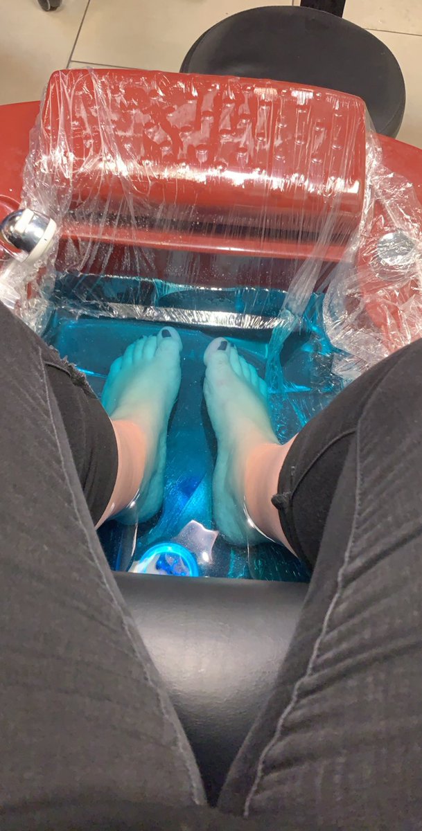 Tuesday’s self-care is two-fold. I took the morning off from the gym to get an extra hour of sleep to hopefully fight off this virus. Also, self-care looks like time to relax and reflect by getting a pedicure. #MWSelfCareChallenge
