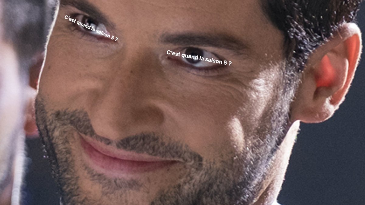 NetflixFR's tweet photo. Toi après avoir déjà terminé la quatrième saison de Lucifer : https://t.co/jhRcJ3gFTS