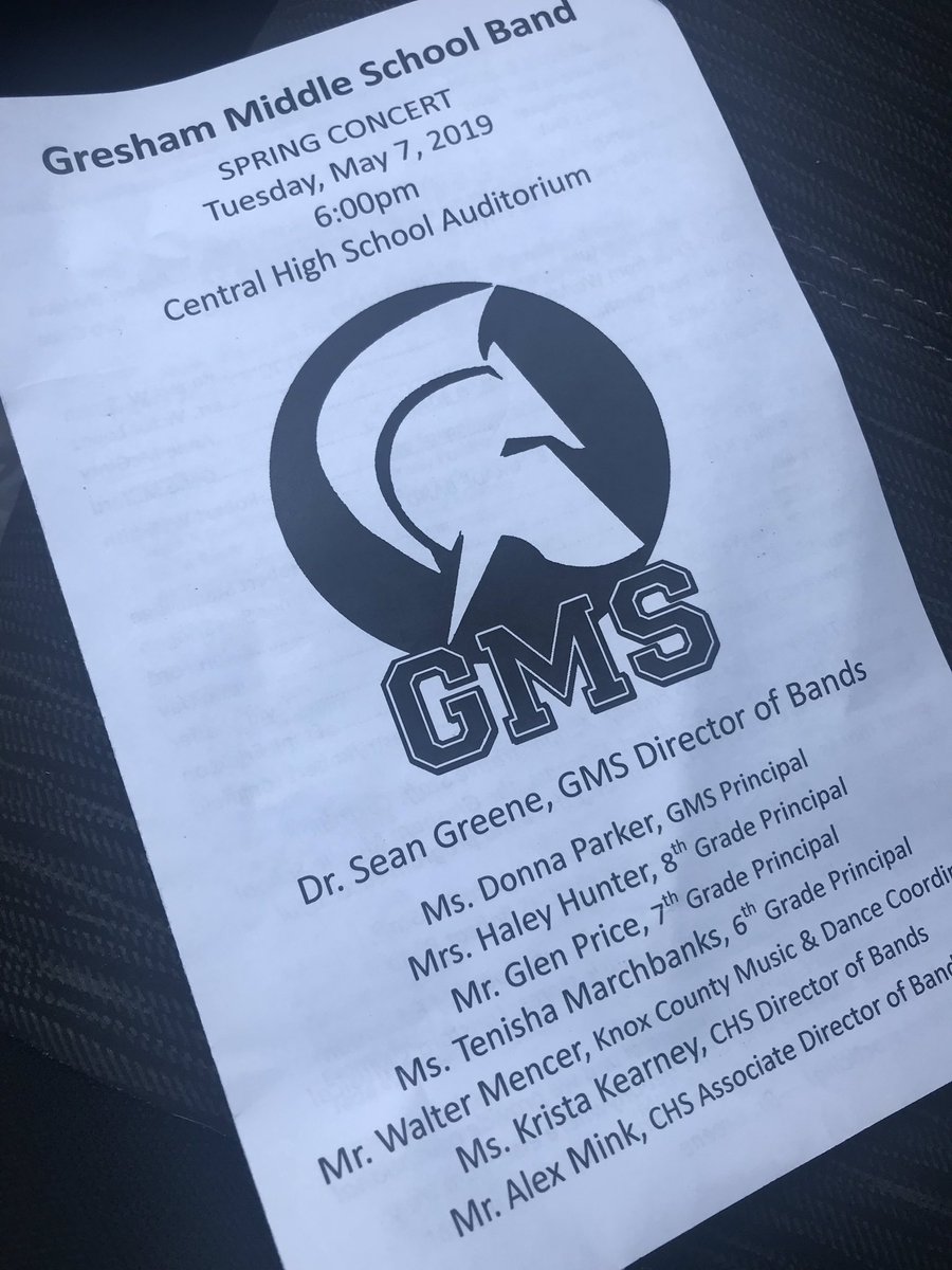 MsTRM77's tweet photo. 6th grade Spring Band Concert at Central High School.. The students did an amazing job!! Thank you Dr. Greene and Mr. Mink!! @gmsbandrocks @gmprincipal https://t.co/V179bOVbJi