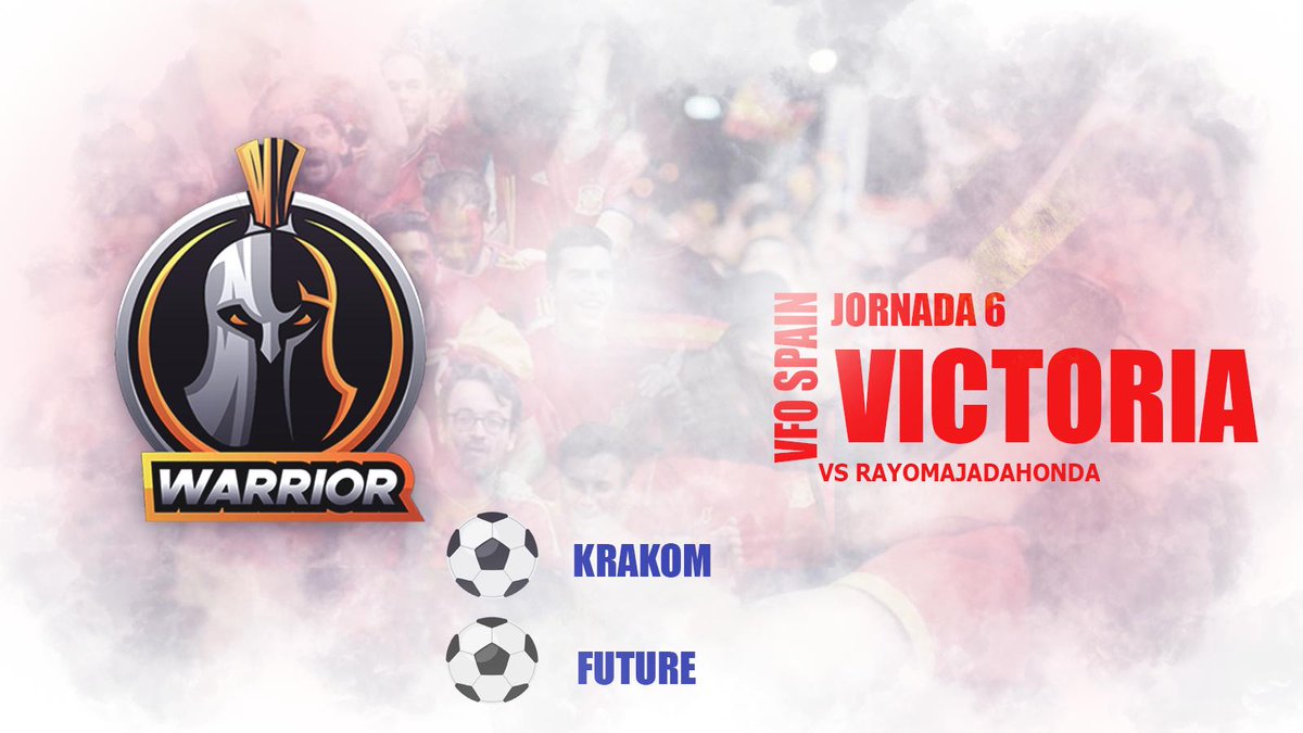 🏆 | <a href="/VFOspain/">VFO España</a> 
Jornada 6
Goles:
⚽<a href="/FutureRMA/">Future</a> 
⚽@KraKoM2
Asistencias:
🏅@KraKoM2
MVP:
🥇@KraKoM2
<a href="/RMajadaheSports/">Rayo Majadahonda eSports</a> 
Buen partido contra un buen rival, haciendo las cosas bien nuestros guerreros han conseguido la recompensa de la victoria.
Vamos Guerreros!