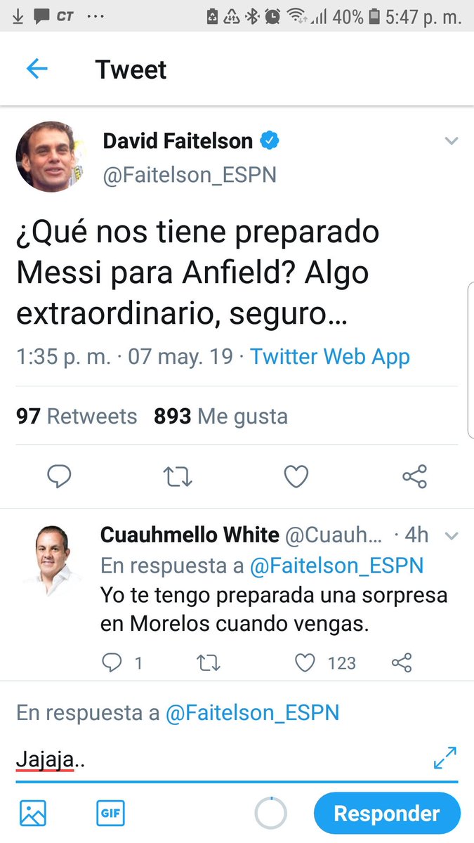 HermanLuna14's tweet photo. @Faitelson_ESPN 
...jajaja. adorador de messi 
Analista de chocolate,  dedicte a otra cosa con todo respeto.. https://t.co/JxjD8ARDRT