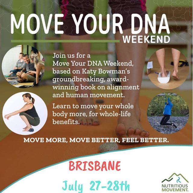BodyAndBirthPT's tweet image. It&apos;s official! Move your DNA workshop is coming back to Brisbane in July 😁😁 While my driving passion is pregnancy and pelvic floor health, my secret love is #nutritiousmovement and natural movement 😍 and it really does inform so much of how I move on… bit.ly/2H8mCeB