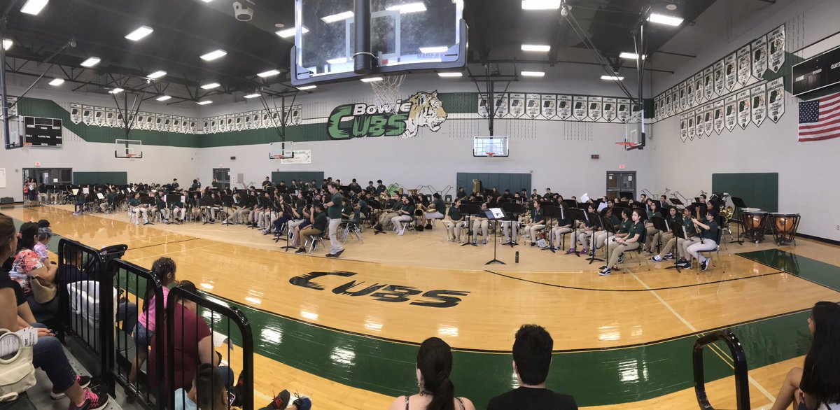 Ready for Mr. McKinzey’s last Concert before his retirement at Bowie MS. Go BMS Band, Mrs. Locke and Mr. McKinzey. That’s a lot-o kids.