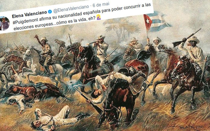 fromgaliza's tweet photo. Por algum motivo, alguns políticos espanhóis tenhem dificuldades para compreender que haja povos que querem deixar de ser espanhóis. E olha que já lhes aconteceu antes, eh! #GZcomCAT https://t.co/ZNwhzGyocc