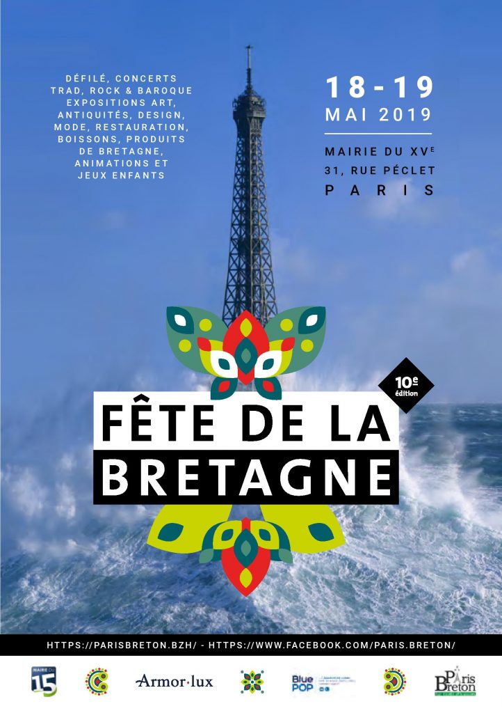 ParisBreton's tweet photo. Fête de la Bretagne 2019 – 18 et 19 Mai https://t.co/Lo0qwTXYU2 https://t.co/NnSwkbBUR5