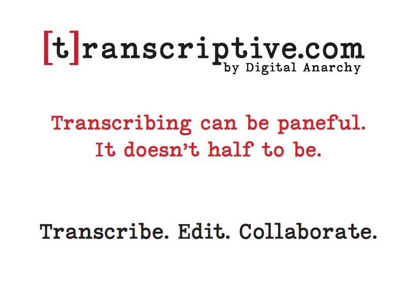 transcriptive's tweet image. Our new #Transcriptive manual is ready! Download at tinyurl.com/y4yxfrek. Questions on how out #TranscriptiveSuite can speed up your #videoproduction workflow? Send a private message or email us at sales@digitalanarchy.com. We would love to hear from you! #AI #VideoEditing