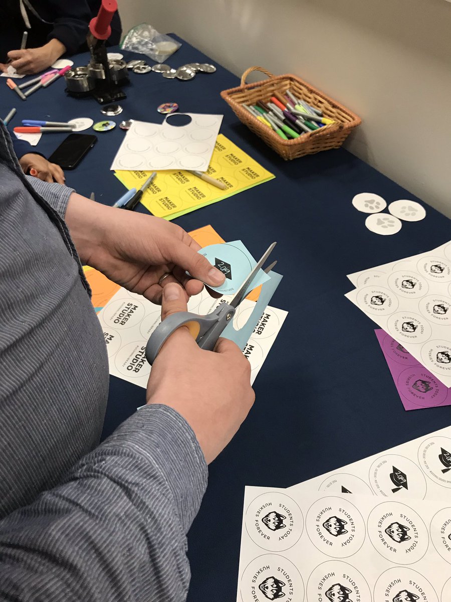 uconnlibrary's tweet photo. Are you in Homer and need a break (other than surfing on Twitter)? Pop on down to the Level 1 Maker Studio for lots of fun stuff to do! Oh. And Summit the black lab will greet you at the top of the stairs. 
#makeuconn #uconnlibrary #finals #stressrelief #studybreak #pawstorelax https://t.co/FpNb3PmPzL