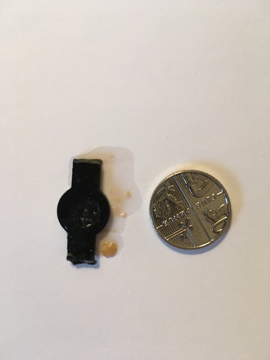 JRowsell2's tweet photo. Please will you tell me why I found this piece of plastic in this “Tesco finest” Roast Chicken Pie as it wasn’t on the nutritional information 🤷🏽‍♂️ @Tesco @TescoEnquiries @Tesco_Cust_Care https://t.co/9n6Wdd59iI