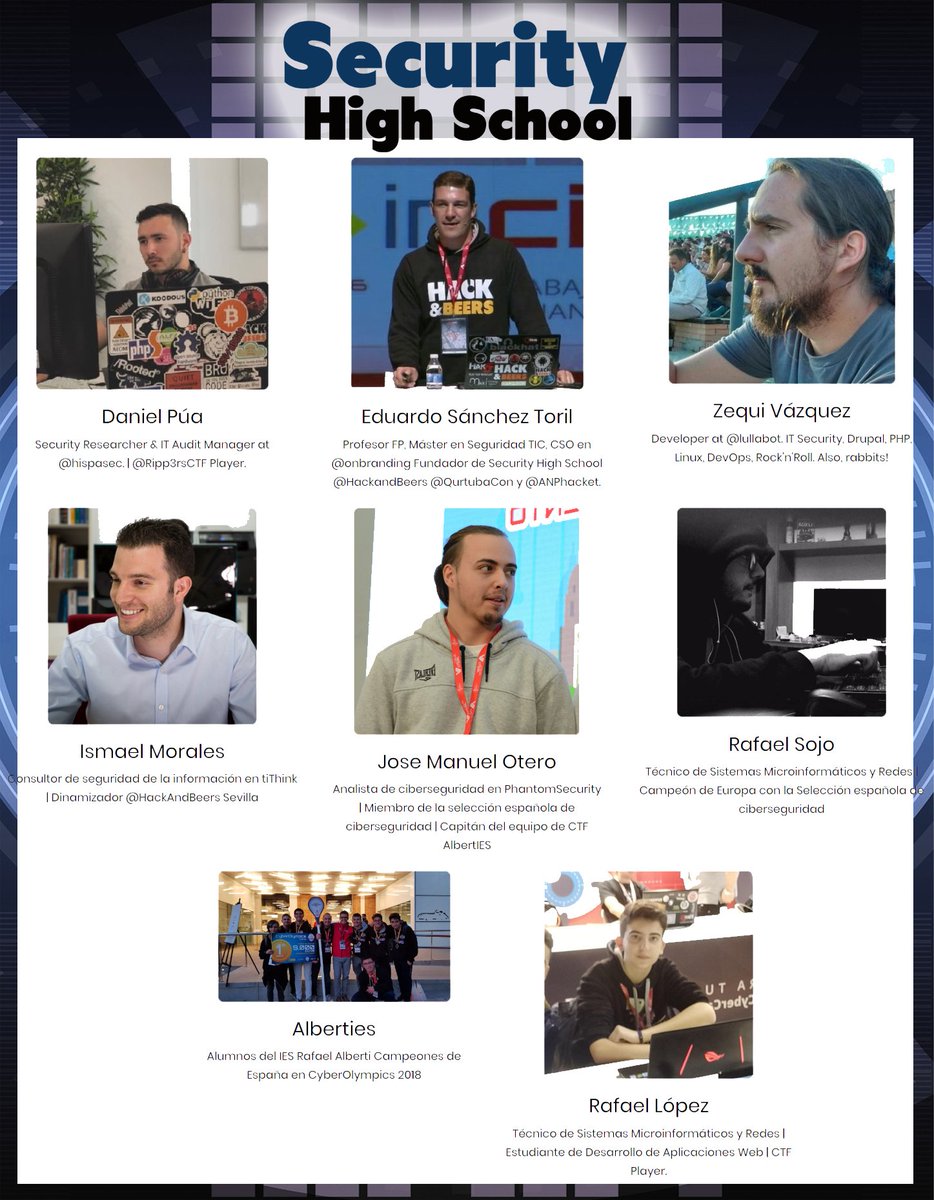eduSatoe's tweet photo. Tenemos nuevo Security High School #SHSKai2019 el próximo 17 de Mayo en Cádiz con @devploit @rabbitlair @ismasec @jose_oteroo @RaSr98 @RafaLpeC @IESAlbertiCadiz y un servidor !! #CórdobaPower #CáiPower Entradas ya disponibles !! Talleres y Ponencias https://t.co/5PAYRzk56v 💪😉🔓 https://t.co/9BaHZockwQ