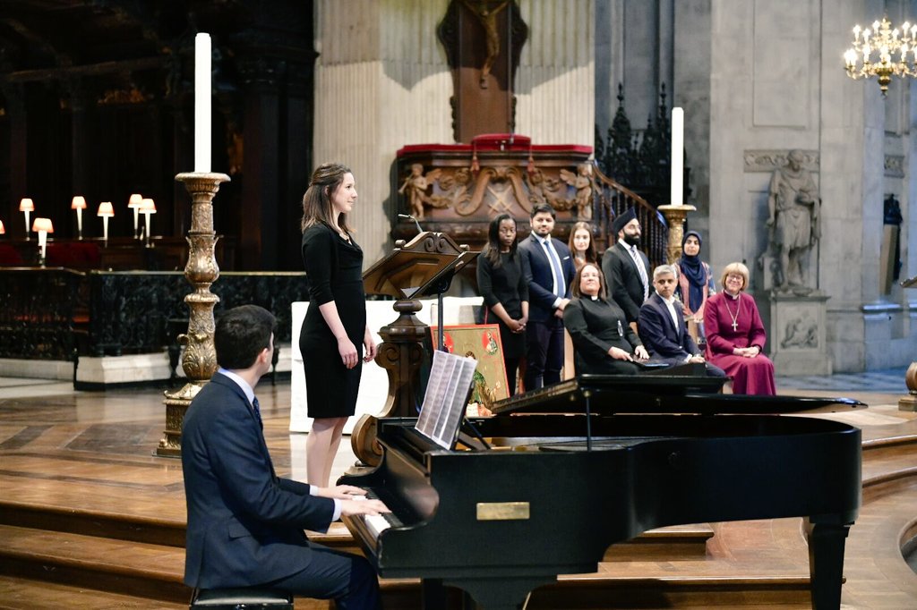 The dome of St Paul's is quite a long way from the choir stalls of Ulverston Parish Church... What a privilege to share music I care so deeply about, with such amazing people, in such a vital place for people of faith in London. #interfaithiftar #Londonisopen