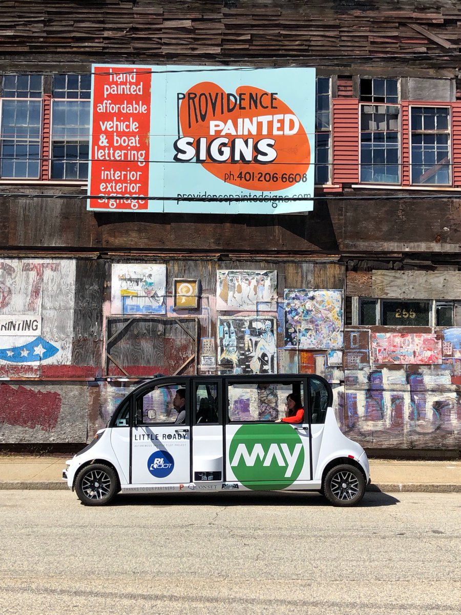 May_Mobility's tweet image. One week until #MayMobility launches our #LittleRoady shuttle with @RIDOTnews to connect the Olneyville and Providence communities, as well as linking long-distance commuters up to the Amtrak station in a route that otherwise wouldn’t exist!