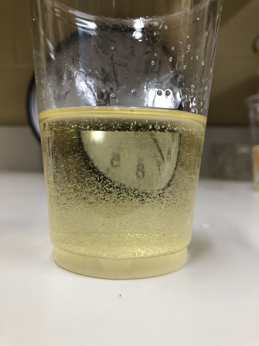 brooksja2's tweet photo. Discovering if salt and sugar behave the same in different solvents.  @MCKSmithBennett https://t.co/9cKBhMOWHr