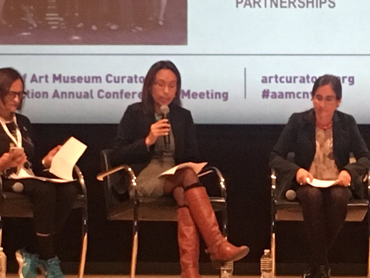 Art_Curators's tweet photo. Jennifer Himmelreich, @peabodyessex shares about the components of the Native American Fellowship Program, which dismantles stereotypes and enforces native voices and agency. #AAMCNYC19 https://t.co/4pjYOAutrm