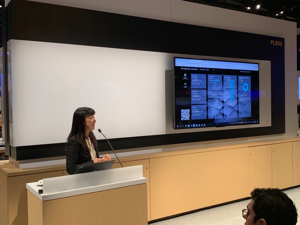 Learn from Jie Deng about SAC application design. Great work by Bare Said, Jens Hertweck and the development teams! Way to go! #SAPAnalytics