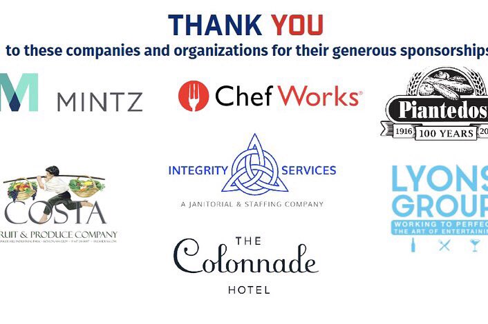 PMFKids's tweet photo. A big thank you to all our sponsorship Feast with 45: Mintz Law Firm, Integrity Services, Costa Fruit &amp; Produce, Lyons Group, Piantedosi, Colonnade Hotel, BB&amp;E Balloons, Top Shelf Cookies, and Chef Works #PMF #Boston #FeastWith45 #Fenway https://t.co/fUVdQf0jQt
