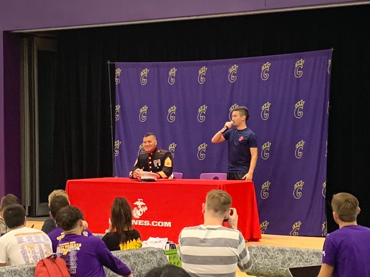 Congratulations to senior Yousef Wali, who signed with the Marines. We are extremely proud of your courage and dedication to your country!