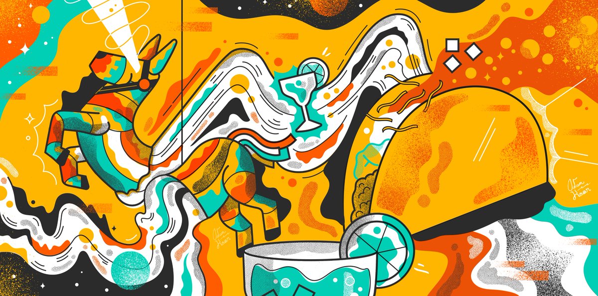 AdamJaKoon's tweet photo. Cinco De Mayo Lateness #illuatration #graphicdesign #CincoDeMayo #TacoTuesday https://t.co/VZlGElVPqV