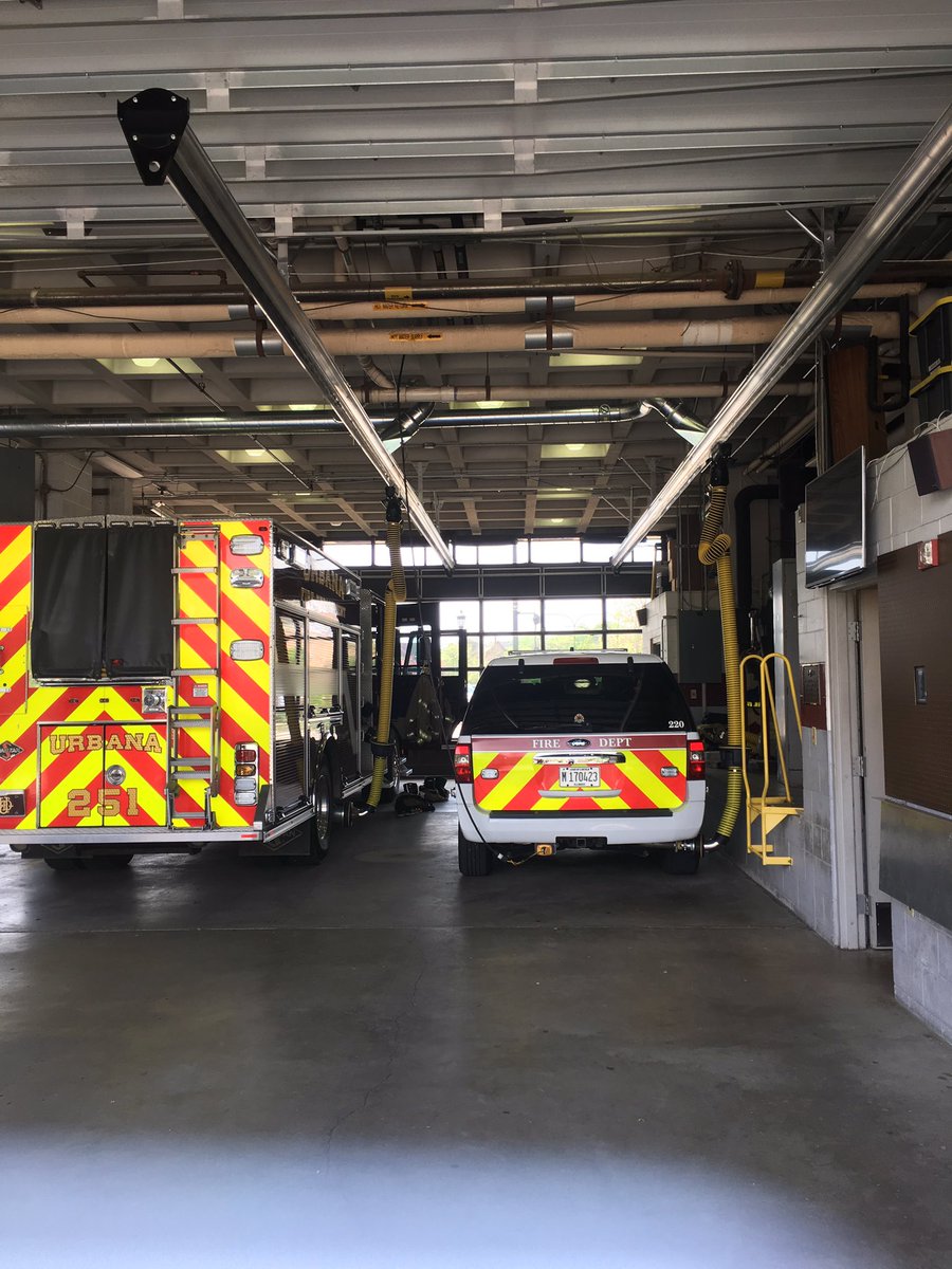 Check out our new <a href="/PlymoventUSA/">Plymovent USA</a>  exhaust systems! #keepingourFFshealthy #ISOClass1 #urbanared Thank you @cityofurbana